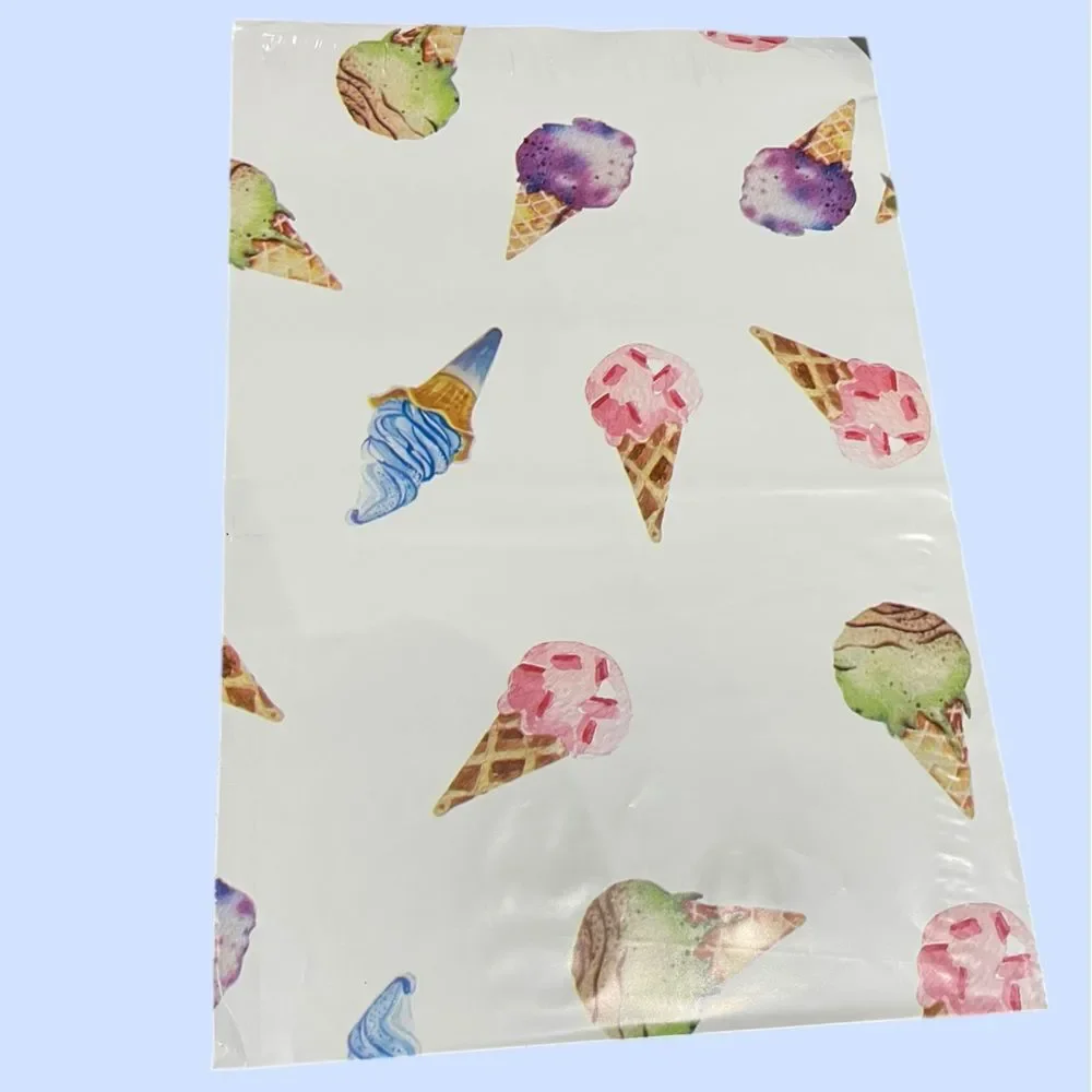 10x13 Polymailers 25 Pack Summer Ice Cream Fun Shipping Bags Boutique Mailers